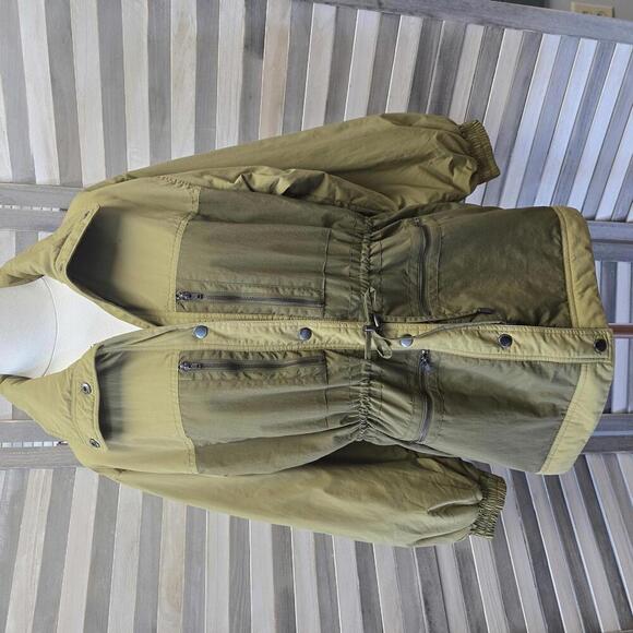 Women's Two Tone Quilt Lined Jacket | Future Collective | Small - Picture 1 of 8